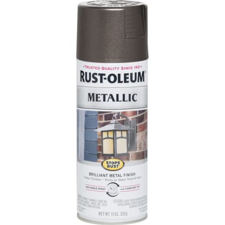 Rust-Oleum Dark Bronze Metallic Spray Paint, 11 oz.